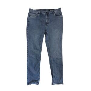 TPJ Creators of the Perfect Jean Slim Thick Blue Denim Jeans 40x34 Medium Wash